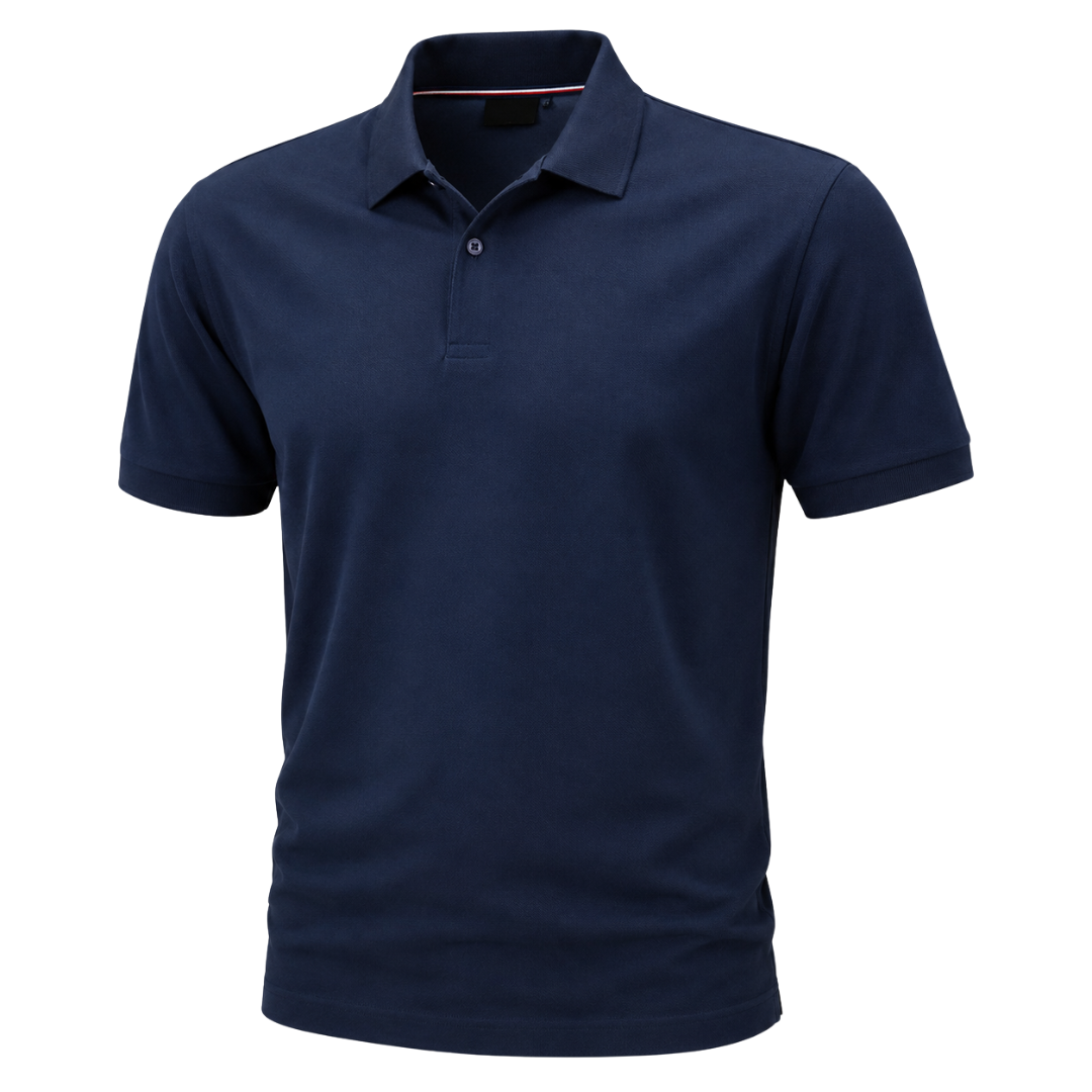 Premium Cotton Piqué Polo Shirt – Navy | Loun Jesterb
