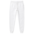 Premium Cotton Fleece Joggers – White | Loun Jesterb