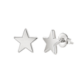 Polished Silver Star Stud Earrings | Loun Jesterb